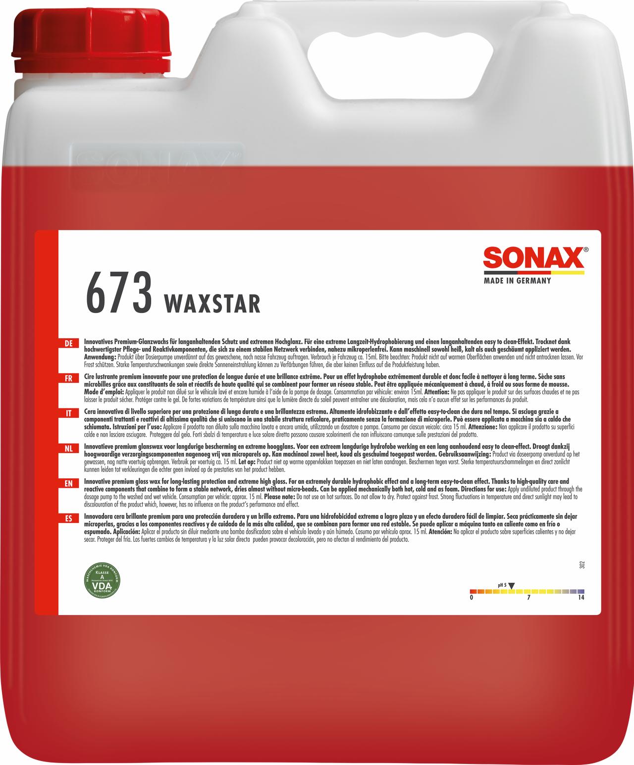 SONAX WaxStar 10L