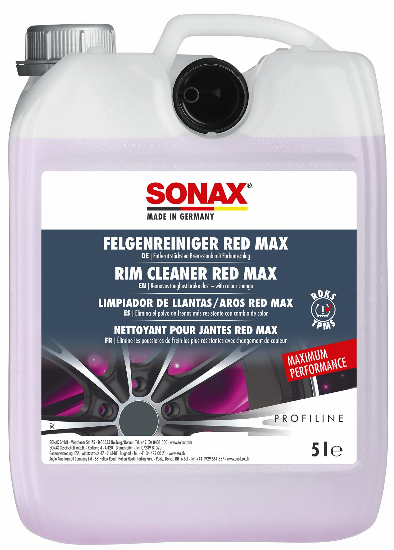 SONAX PROFILINE Fælgrens Red Max 5L