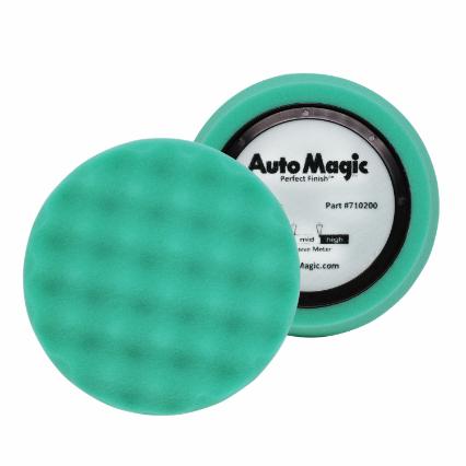 Green Waffle Foam Polish Pad 180mm