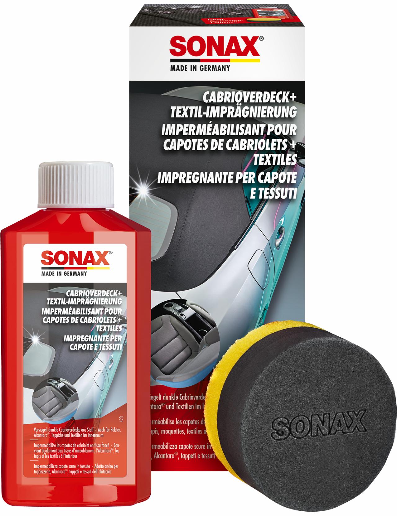 SONAX Cabrioletkaleche + Tekstilimprægnering 250ml