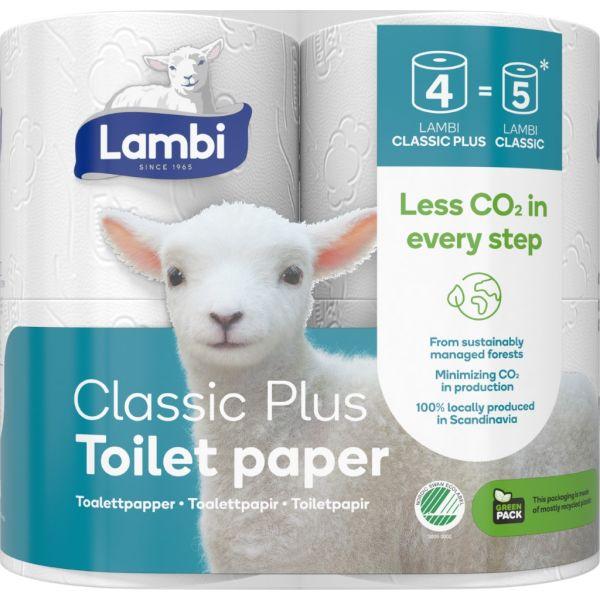 LAMBI toiletpapirl 3-Lag (4 Ruller) (77311)