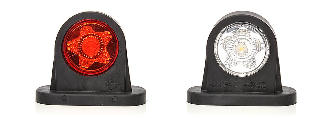 Markeringslygte LED CONE (hvid/rød)