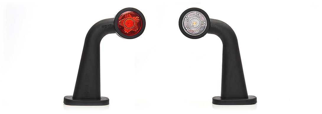 Markeringslygte LED VENSTRE VINKEL (hvid/rød)