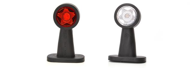 Markeringslygte LED LANG (hvid/rød)