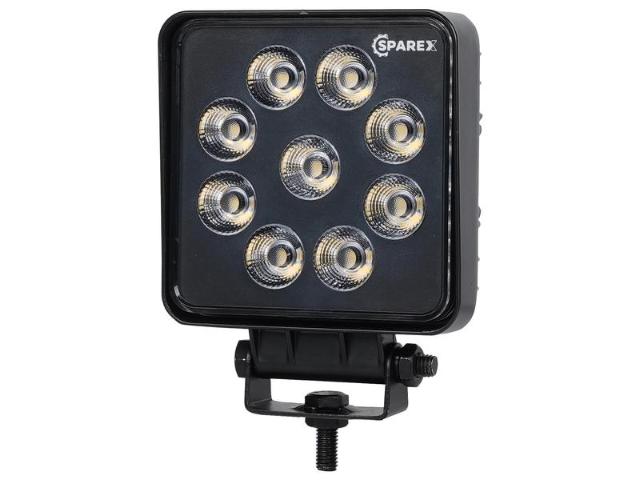 Arbejdslygte LED 2600lm FIRKANT 140° (flood)