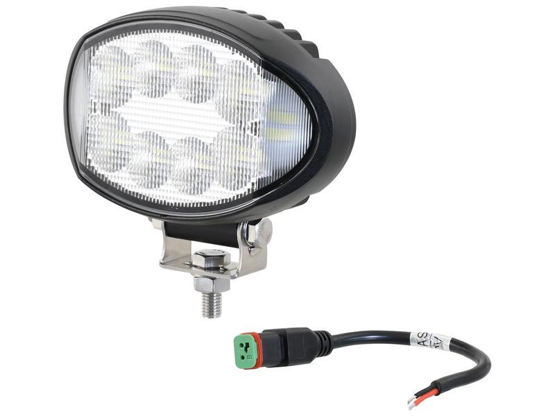 Arbejdslygte LED 6300lm OVAL 180° (flood)