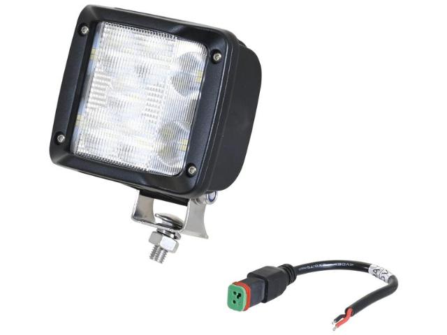 Arbejdslygte LED 6300lm FIRKANT 180° (flood)