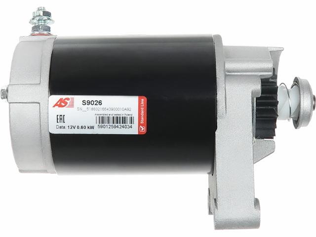 Startmotor12V 0.6kW (16 tænder)