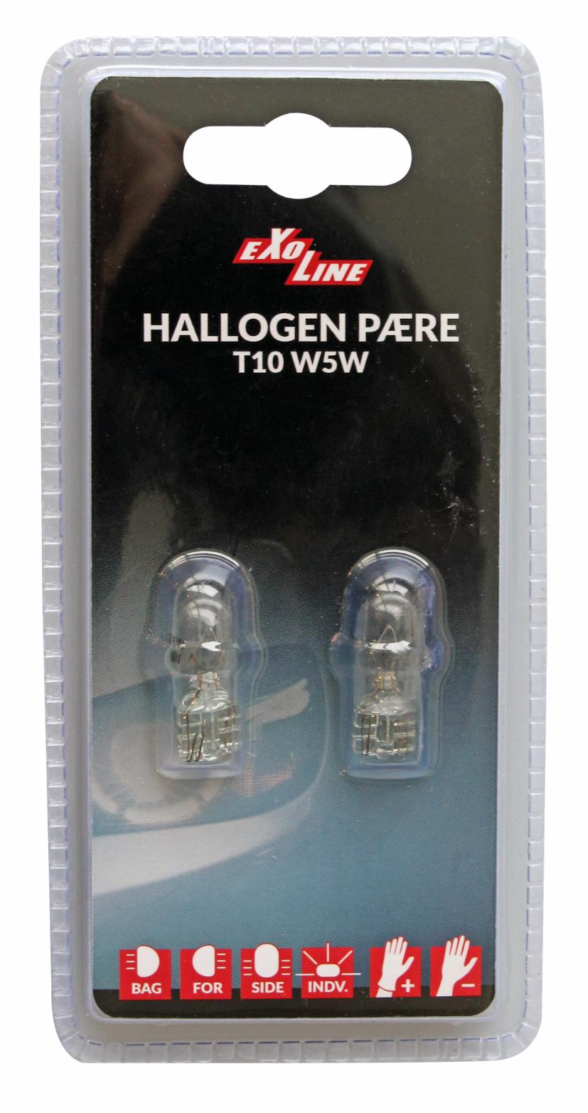 EXOline Pære T10 W5W 2 stk.