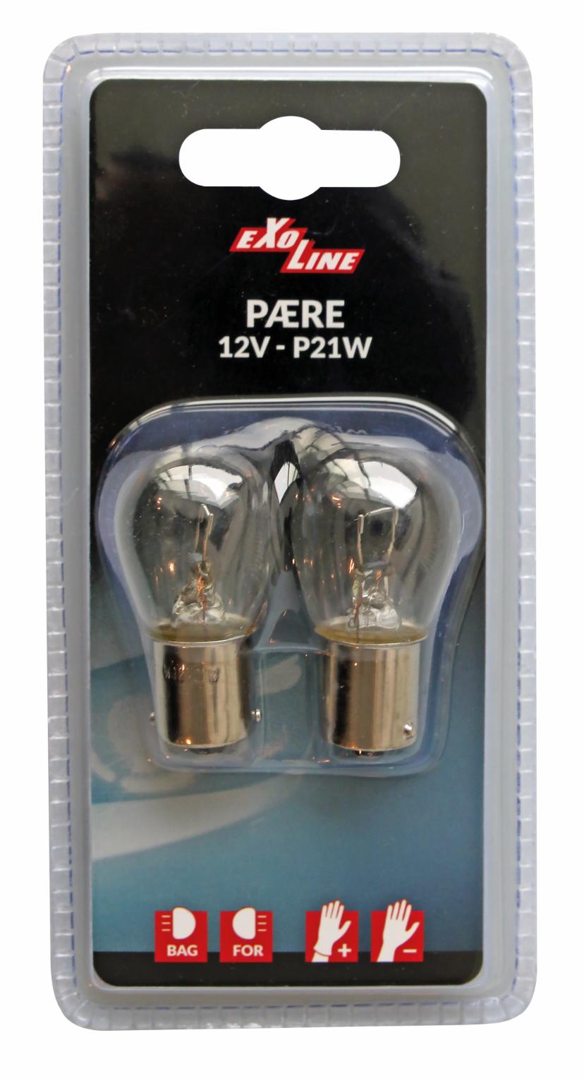 EXOline Pære P21W BA15s 2 stk.