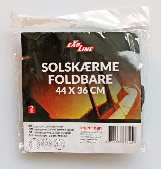 EXOline Solskærm sort