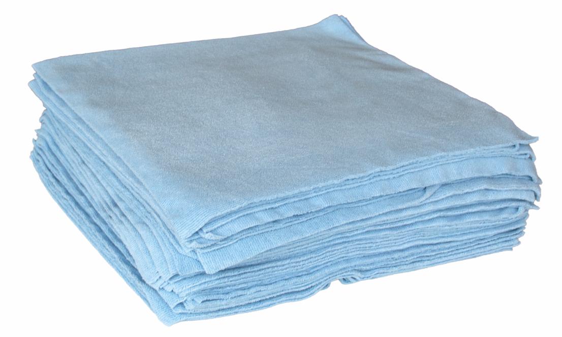 Maxshine Microfiberklud Sømløs Blå 40x40cm 50 stk.