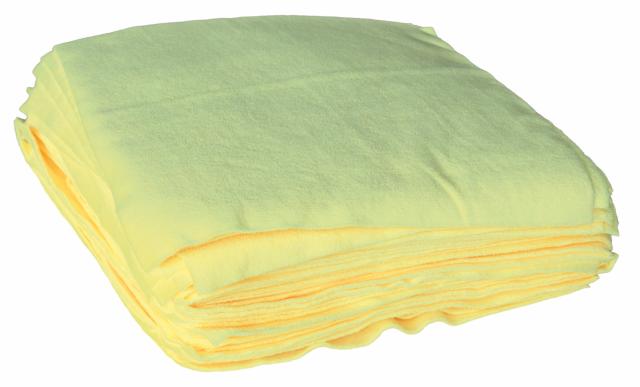 Maxshine Microfiberklud Sømløs Gul 40x40cm 50 stk.