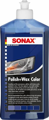 >SONAX Polish & Wax Color Blå 500 ml
