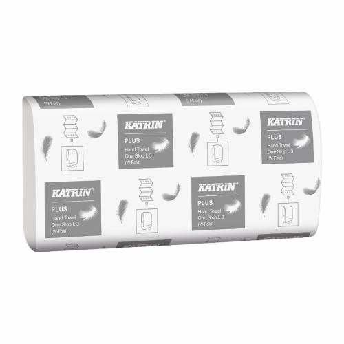 KATRIN Plus System Håndklædeark 3-lag hvid (34401)