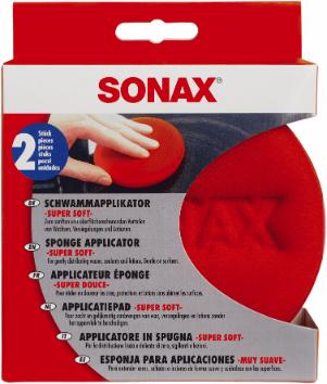 SONAX Applicator Pad 2-pak rød