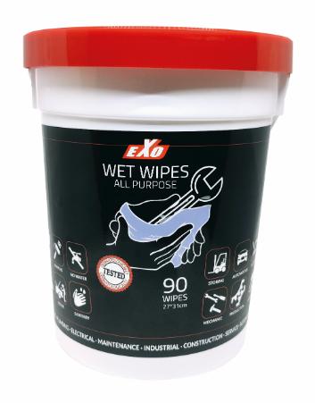 EXO Wet Wipes All purpose - Spand m. 90 wipes