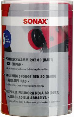 SONAX Polerskive Rød Ø 75mm