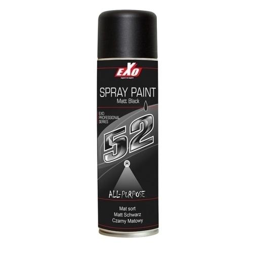 EXO 52 Matt Black Spray Paint 500ml